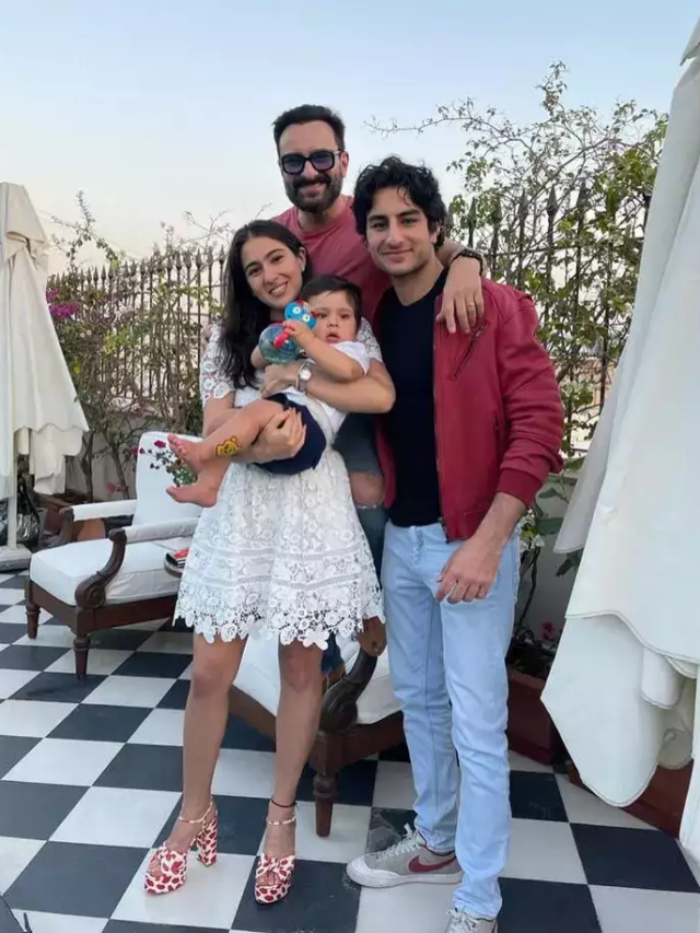Sara Ali Khan Birthday Special: Ibrahim, Taimur and Jeh’s sibling bond with the Pataudi Princess in adorable pictures